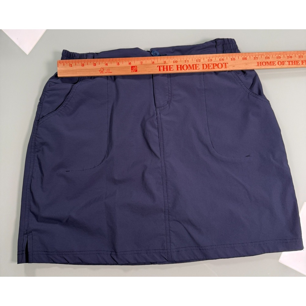 Willit Golf Skirt Women's Large Navy Blue Stretch Skort Built in Shorts - Picture 6 of 11